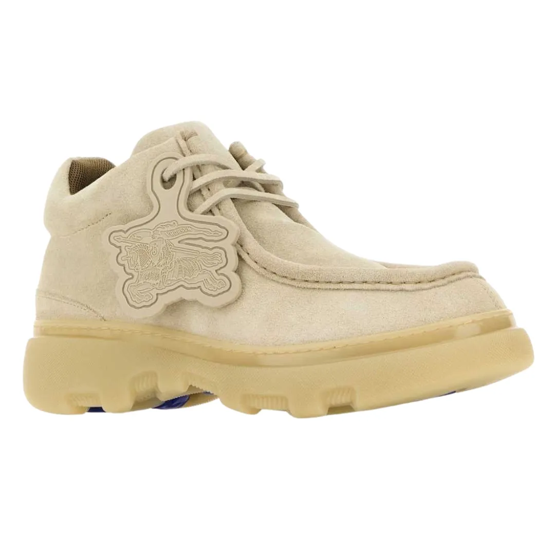 Burberry 8080042 Burberry Brogue Lace Up Shoes Clay Beige Mid Shoe Male