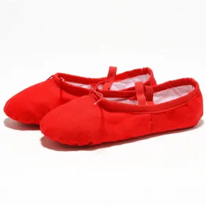 Canvas Flat Yoga Teacher Gymnastic Ballet Dance Shoes Kids Ballet for Girls Women