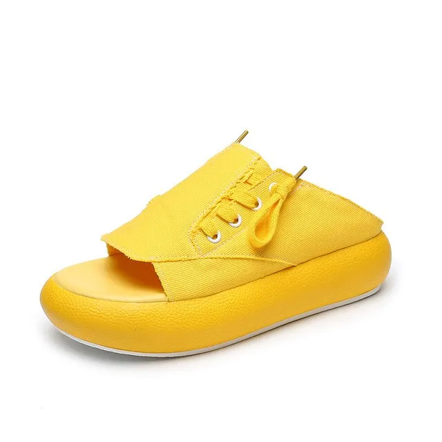 Canvas Soft Sandals