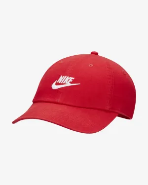 CAPPELLINO NIKE CAPPELLO VISIERA SPORTSWEAR CLUB CAP - ROSSO