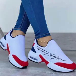 Casual Breathable Wedge Sneakers for Stylish Comfort - Perfect for Everyday Wear