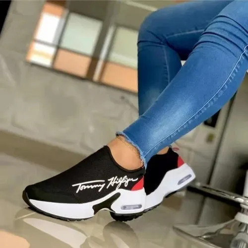 Casual Breathable Wedge Sneakers for Stylish Comfort - Perfect for Everyday Wear