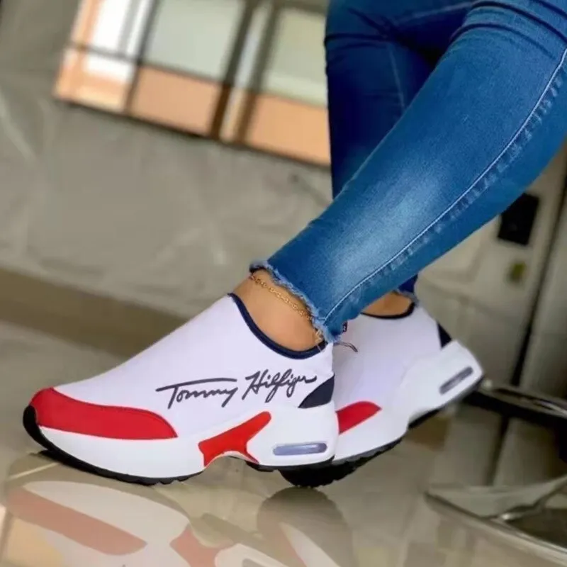Casual Breathable Wedge Sneakers for Stylish Comfort - Perfect for Everyday Wear