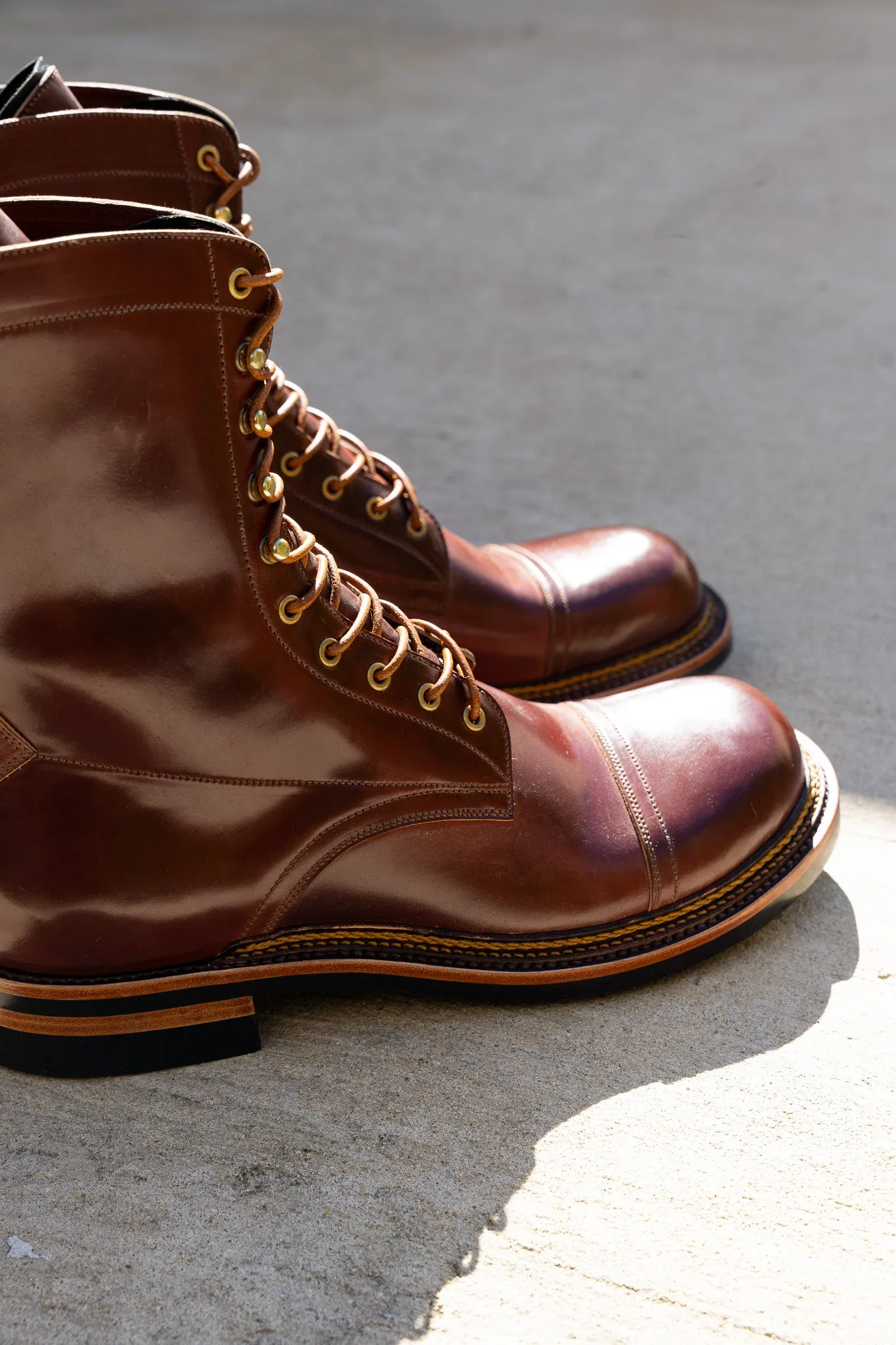 Caswell x Fortis Munson Last Collaboration - Garnett Shell Cordovan - Deposit