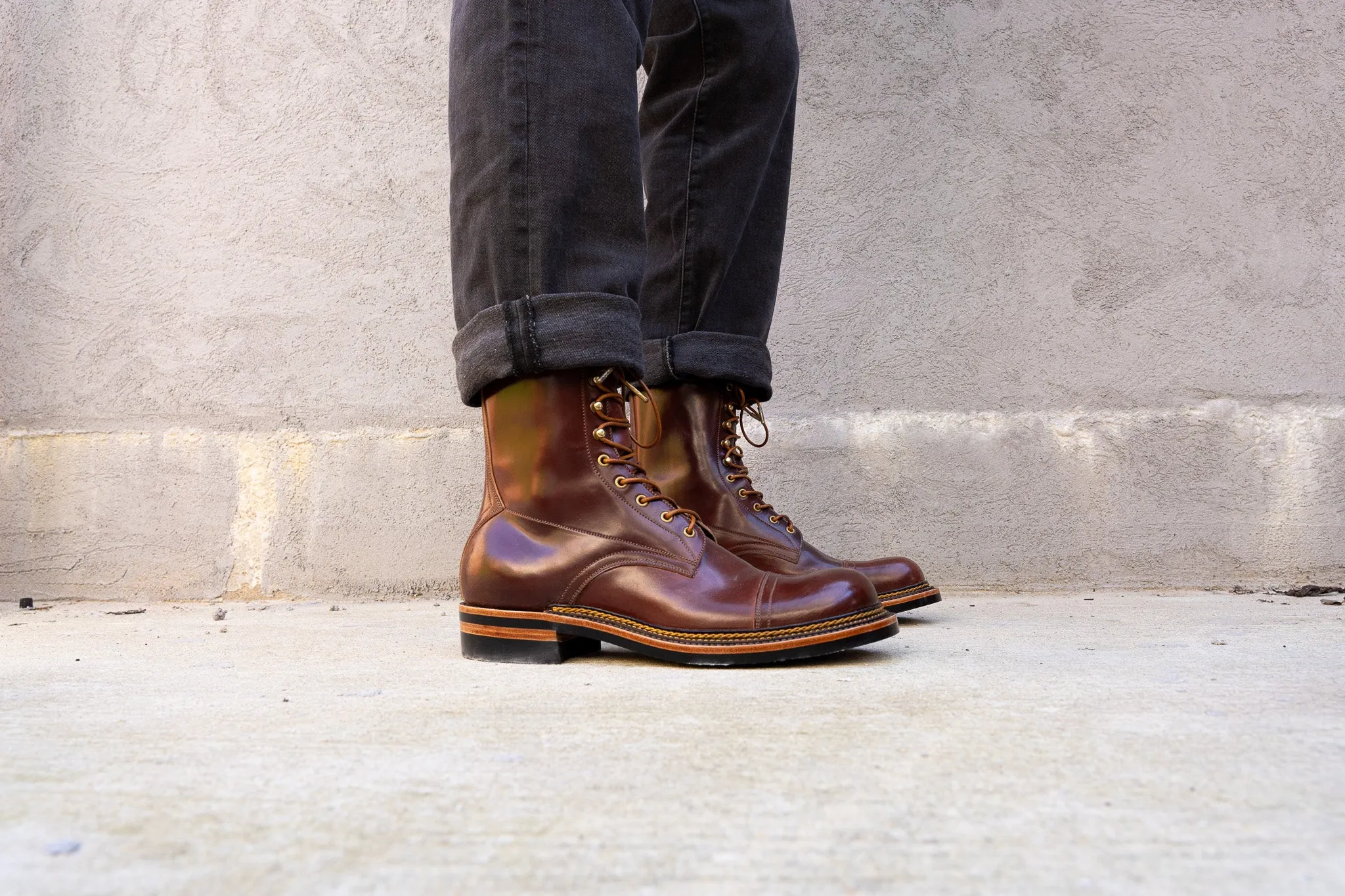 Caswell x Fortis Munson Last Collaboration - Garnett Shell Cordovan - Deposit