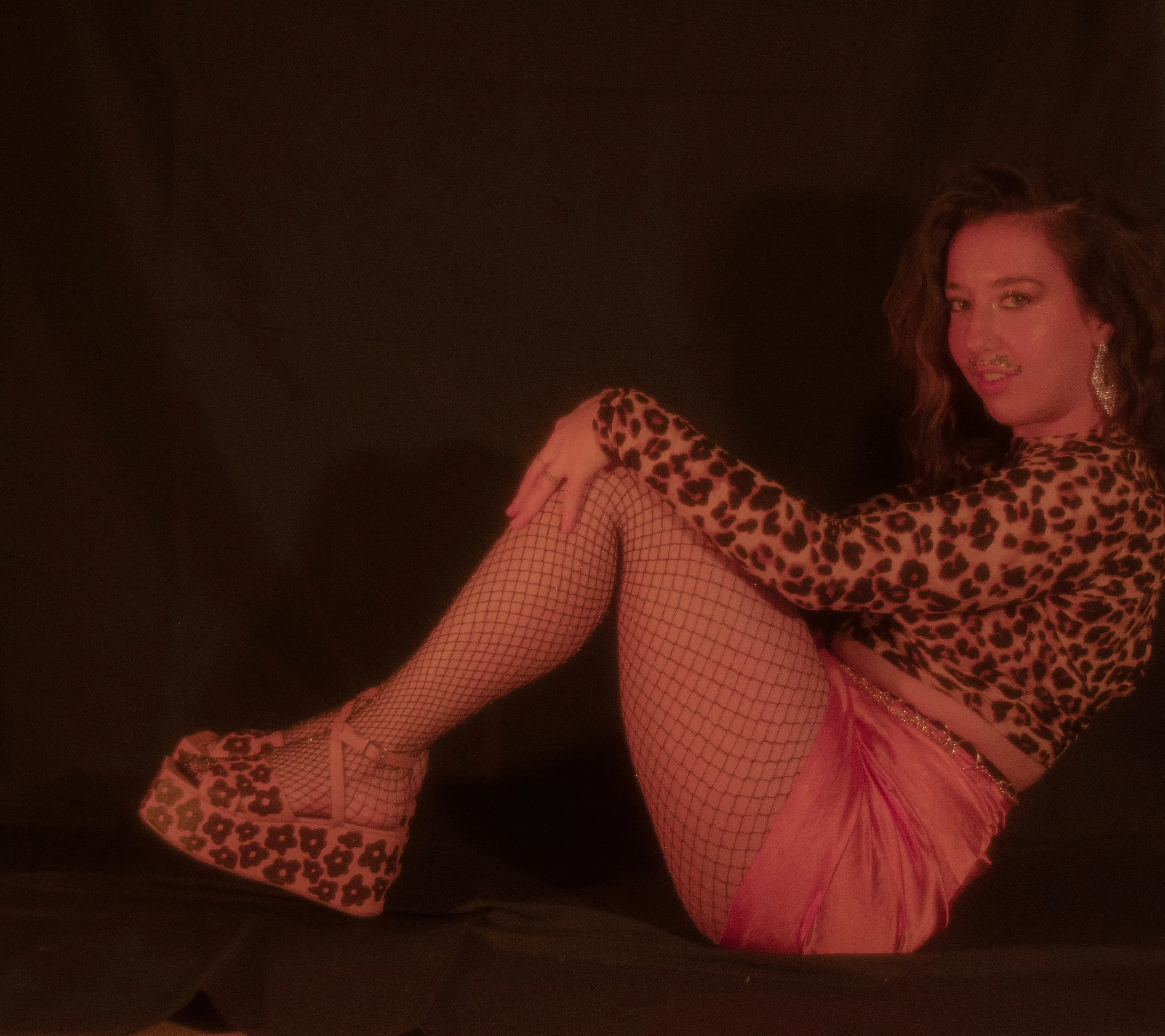 “Cat got your tongue?” Platform sandals