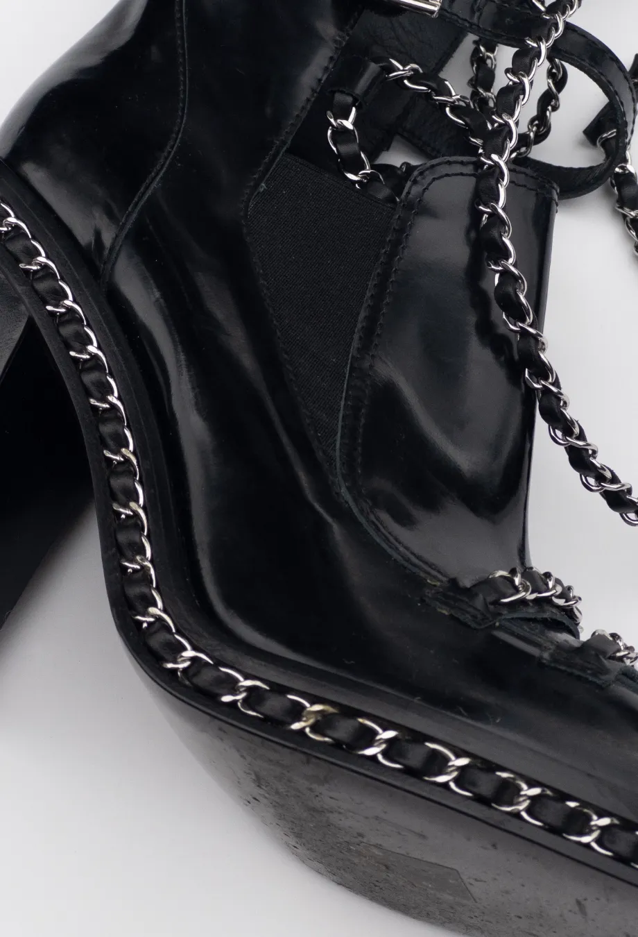 Chanel FW 2013 Chain Obsession Boots