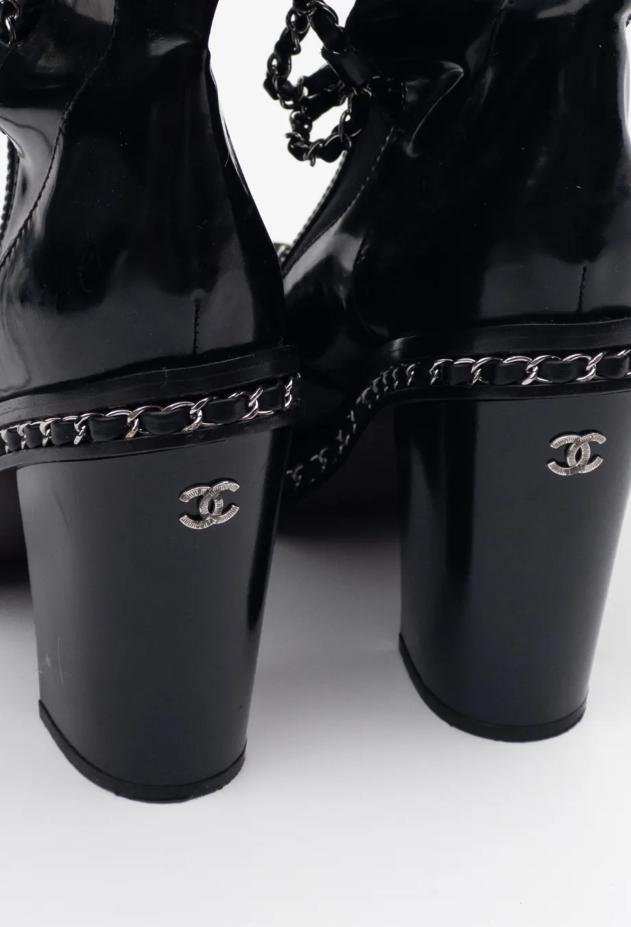 Chanel FW 2013 Chain Obsession Boots