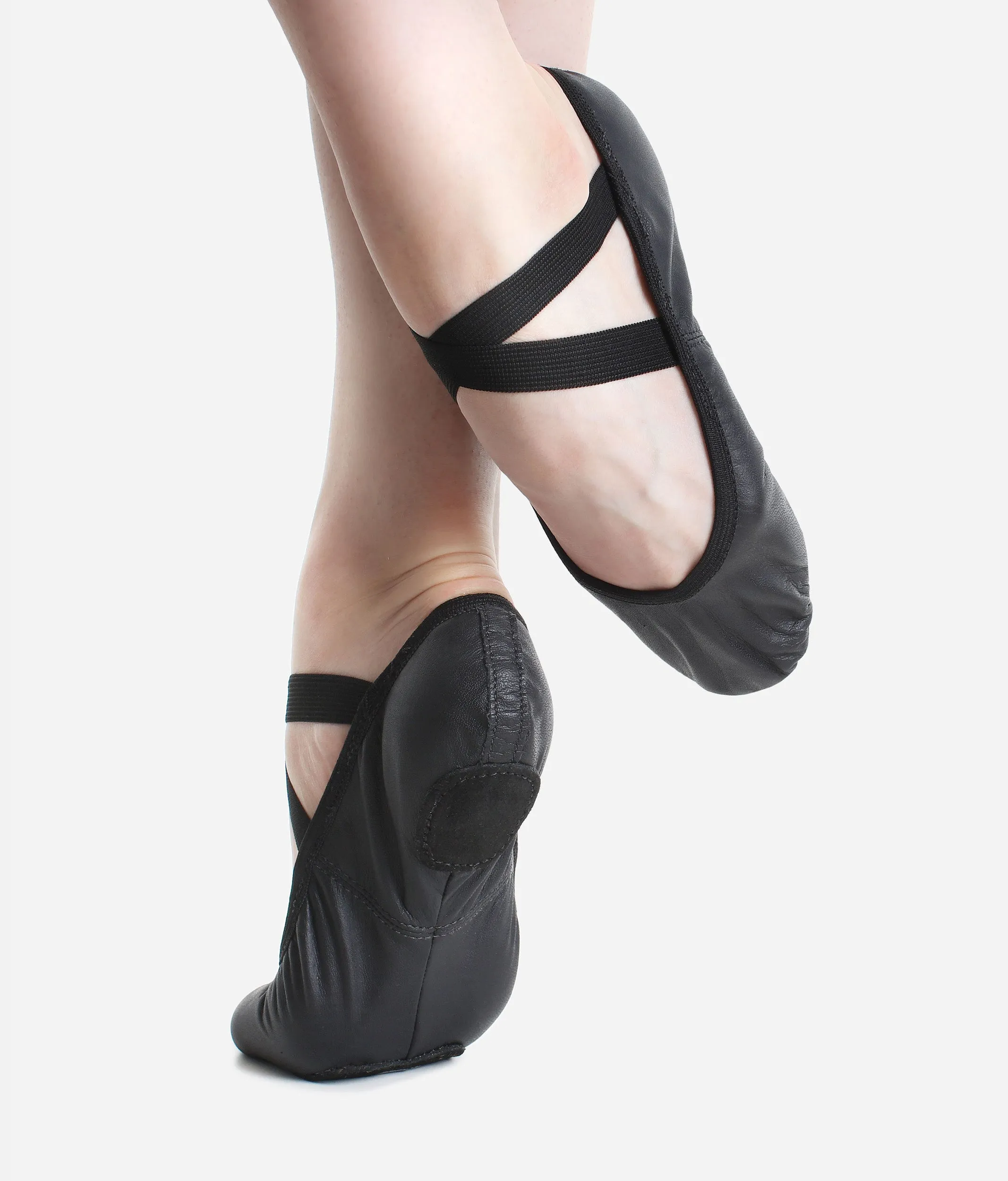 Children Split Sole Leather Ballet Shoes - SD60