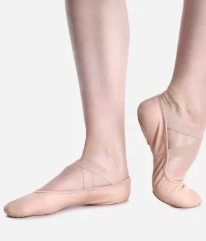 Children Split Sole Leather Ballet Shoes - SD60