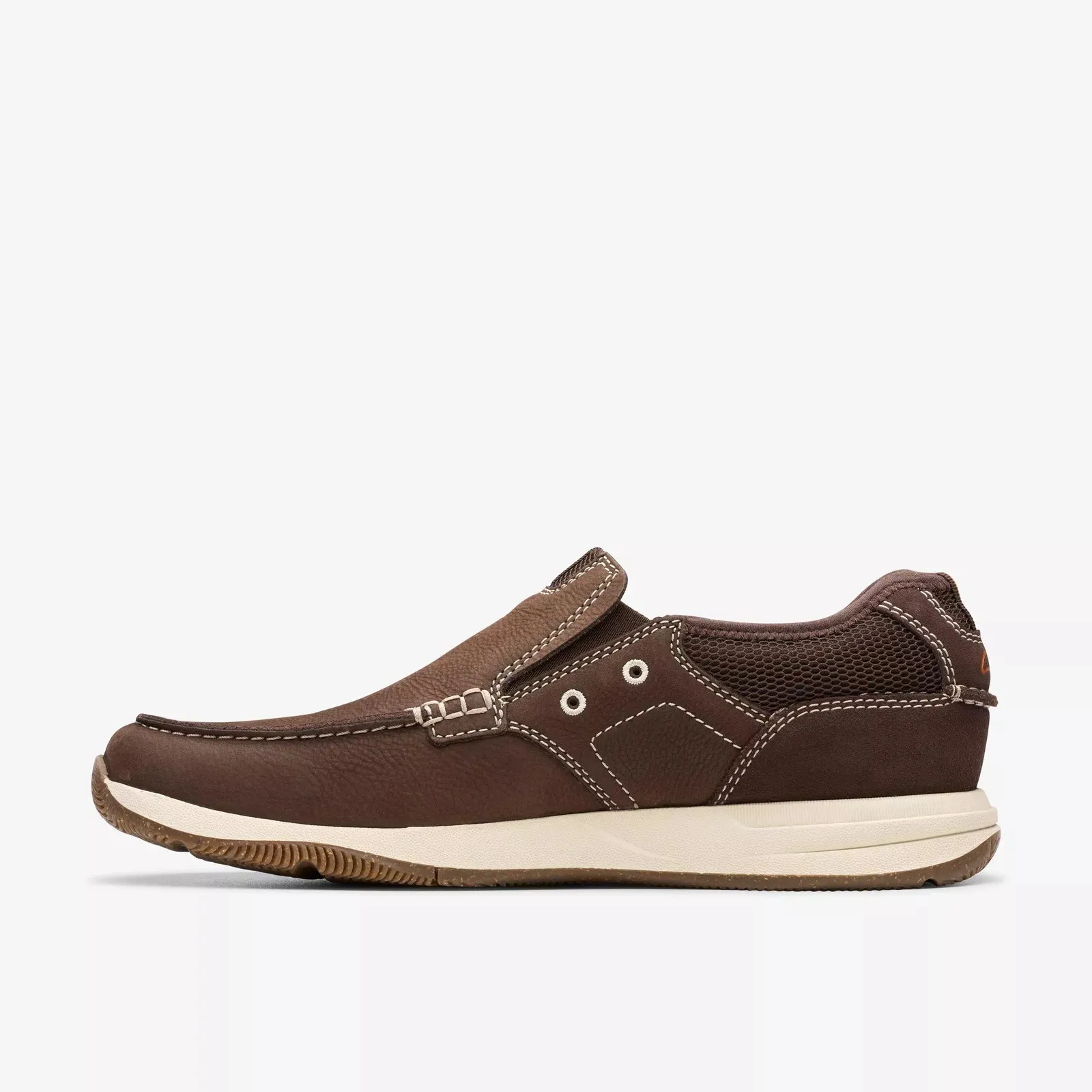 Clarks Men's Sailview Step Dark Brown Combi 26182005
