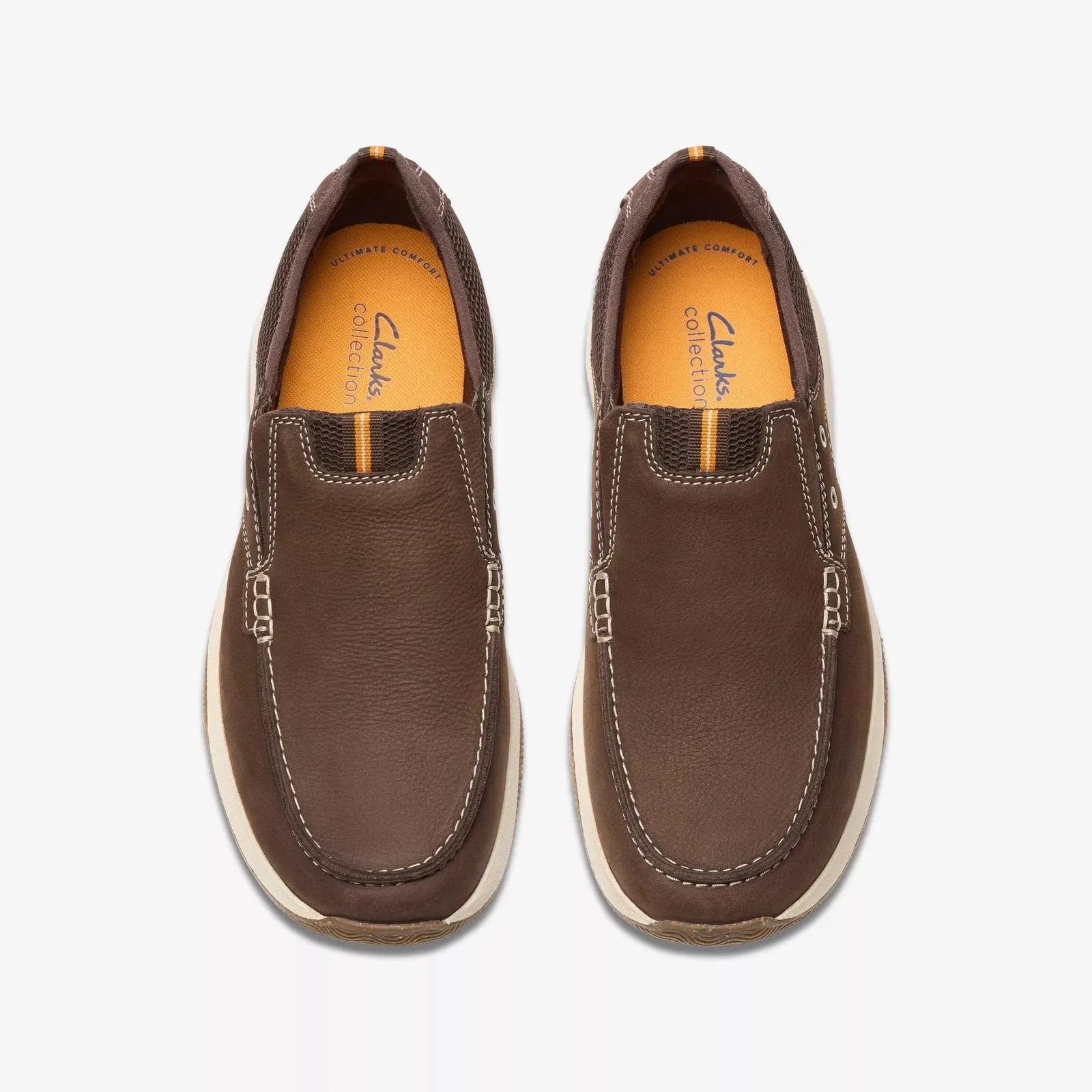 Clarks Men's Sailview Step Dark Brown Combi 26182005
