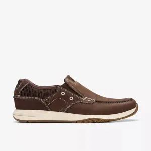 Clarks Men's Sailview Step Dark Brown Combi 26182005