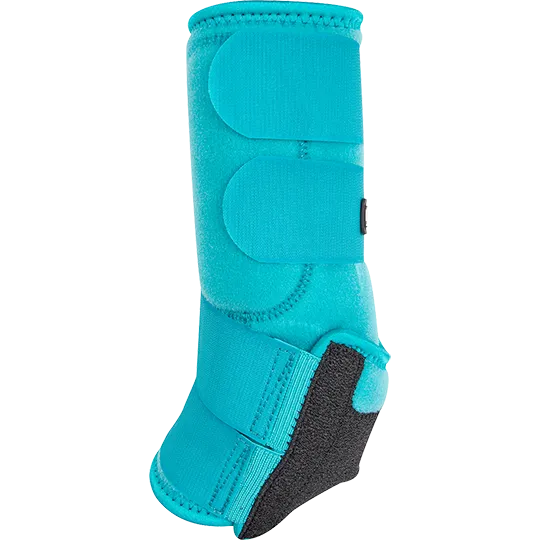 Classic Equine Legacy2 Hind Protective Boots- Aqua