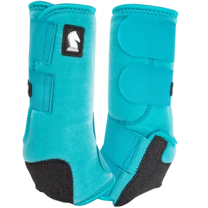 Classic Equine Legacy2 Hind Protective Boots- Aqua
