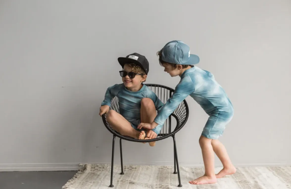 Classic Waterproof Snapbacks - Blue Grey
