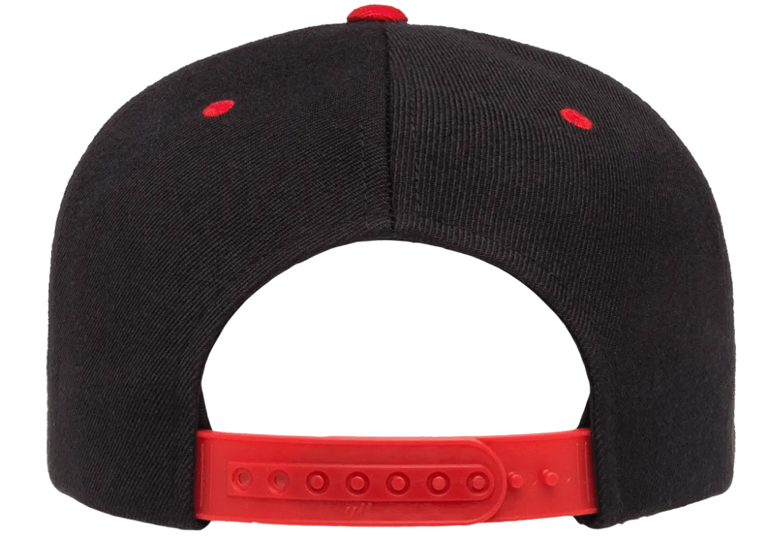 Classics Blank Snapback Cap Black/Red