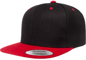 Classics Blank Snapback Cap Black/Red