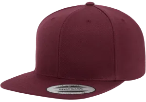Classics Blank Snapback Cap Maroon