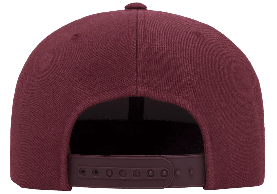 Classics Blank Snapback Cap Maroon