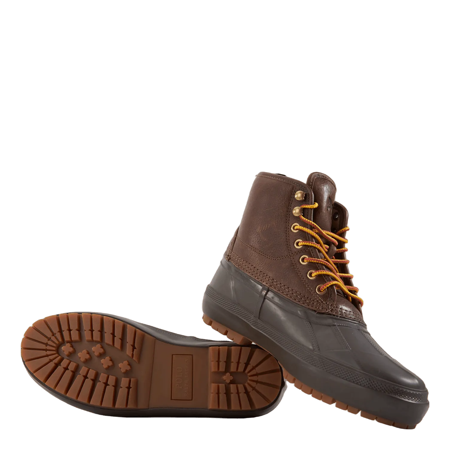 Claus Tumbled Leather Boot Chocolate Brown /Dk Brown