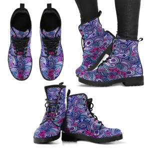 Colorful Henna Handcrafted Boots