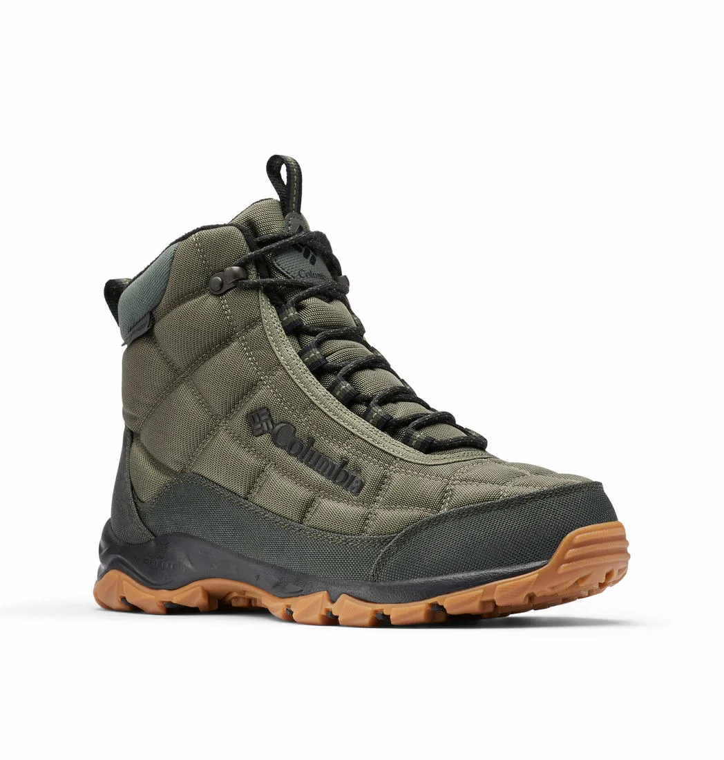 Columbia Men Green FIRECAMP BOOT Water Resistant Shoes