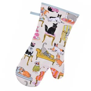 Cool Cats Cotton Oven Mitt