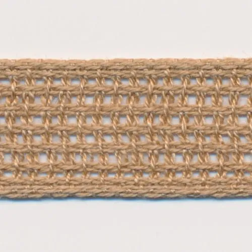 Cotton Mesh Ribbon #12 Sand Beige