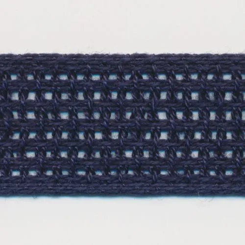 Cotton Mesh Ribbon #47 Night Blue