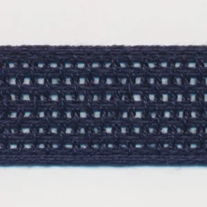 Cotton Mesh Ribbon #47 Night Blue