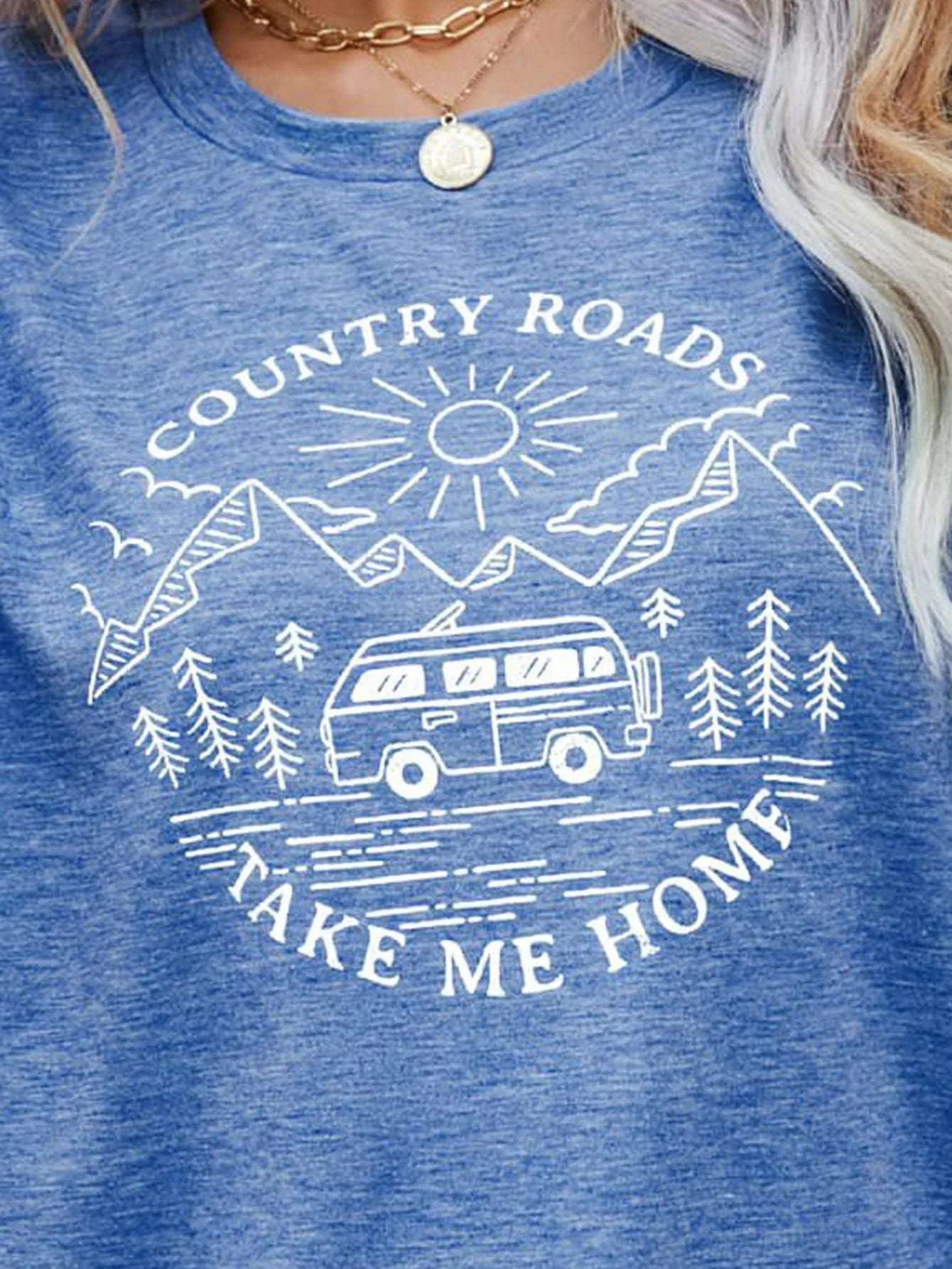 COUNTRY ROADS TAKE ME HOME Graphic Tee (5 Colors)