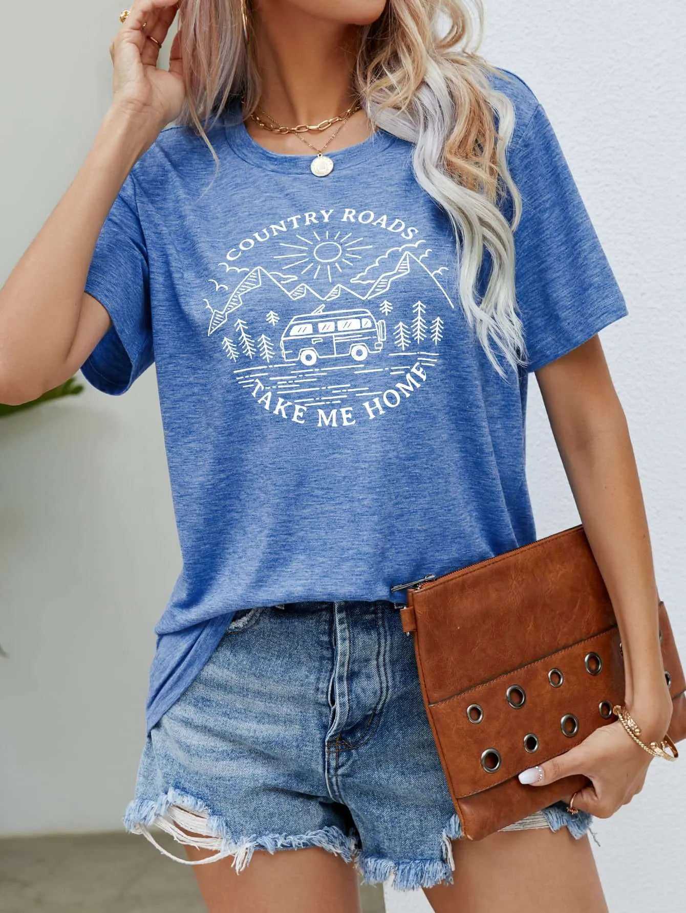 COUNTRY ROADS TAKE ME HOME Graphic Tee (5 Colors)