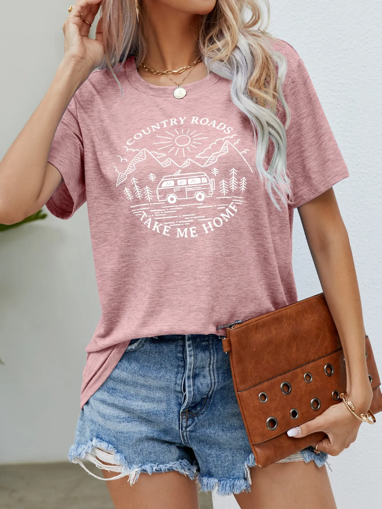 COUNTRY ROADS TAKE ME HOME Graphic Tee (5 Colors)