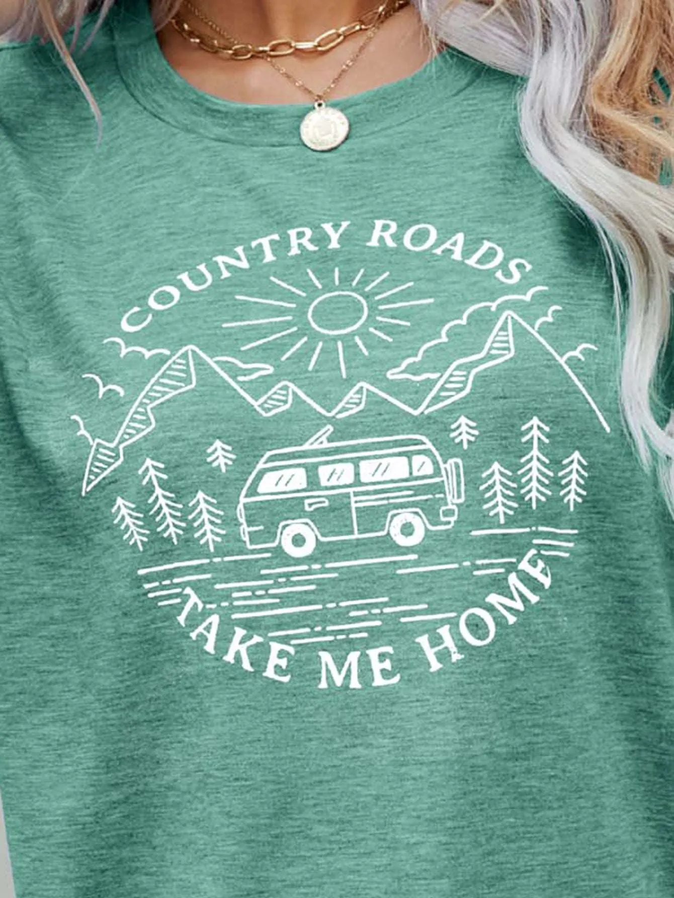 COUNTRY ROADS TAKE ME HOME Graphic Tee (5 Colors)