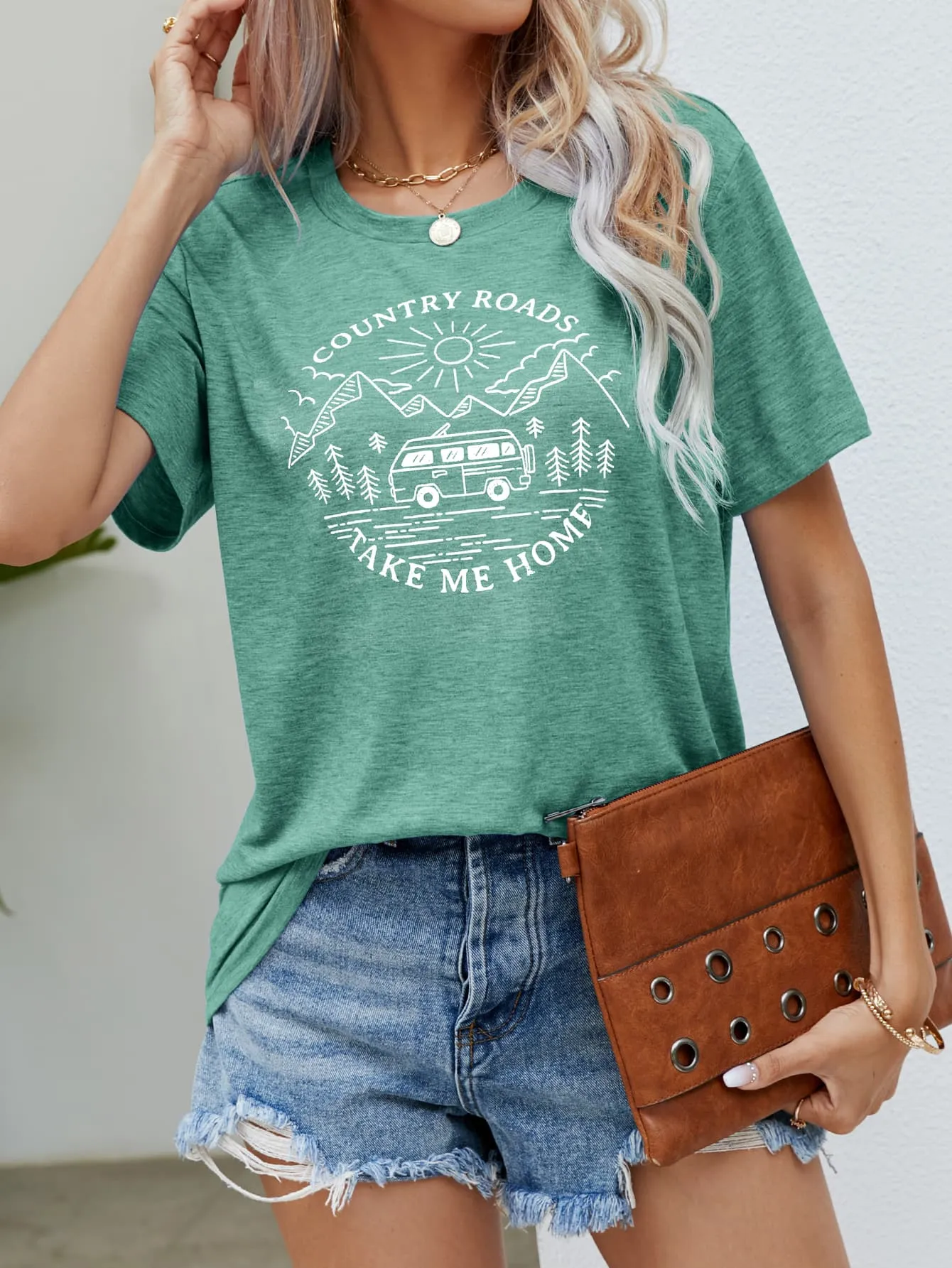 COUNTRY ROADS TAKE ME HOME Graphic Tee (5 Colors)