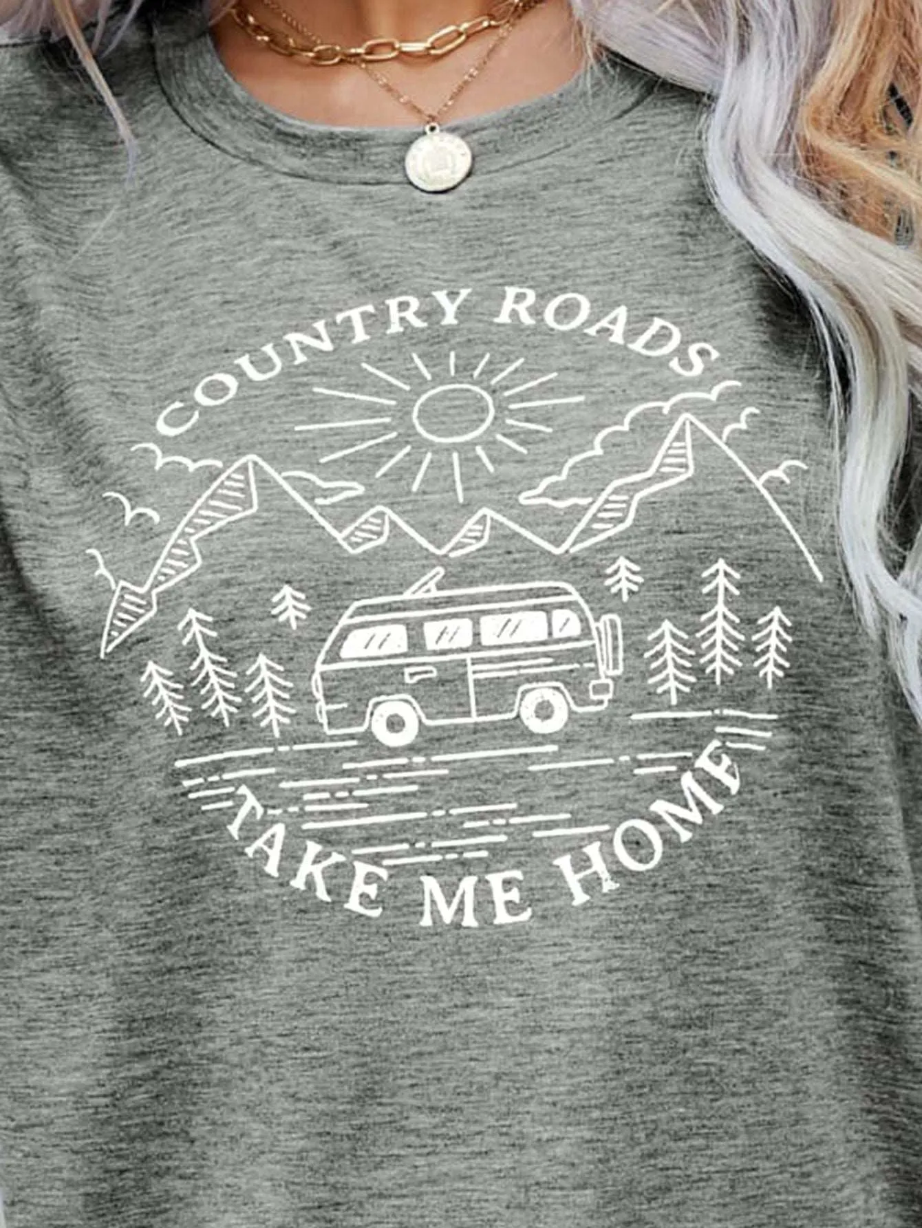 COUNTRY ROADS TAKE ME HOME Graphic Tee (5 Colors)