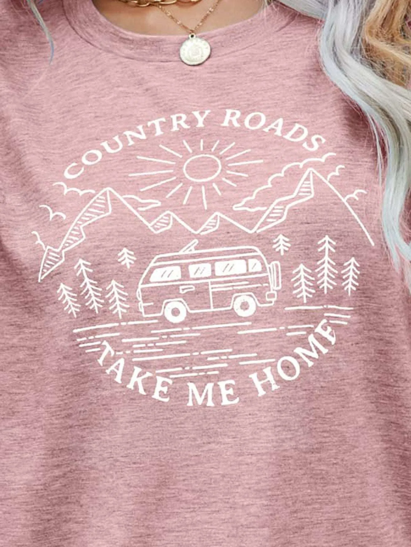COUNTRY ROADS TAKE ME HOME Graphic Tee (5 Colors)