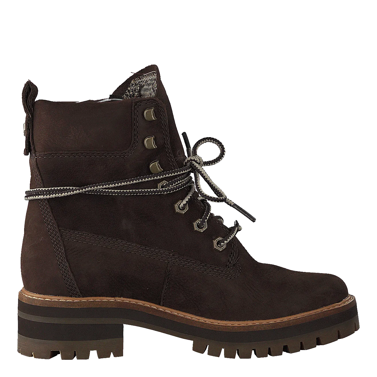 Courmayeur Valley Yellow Boot Dark Walnut
