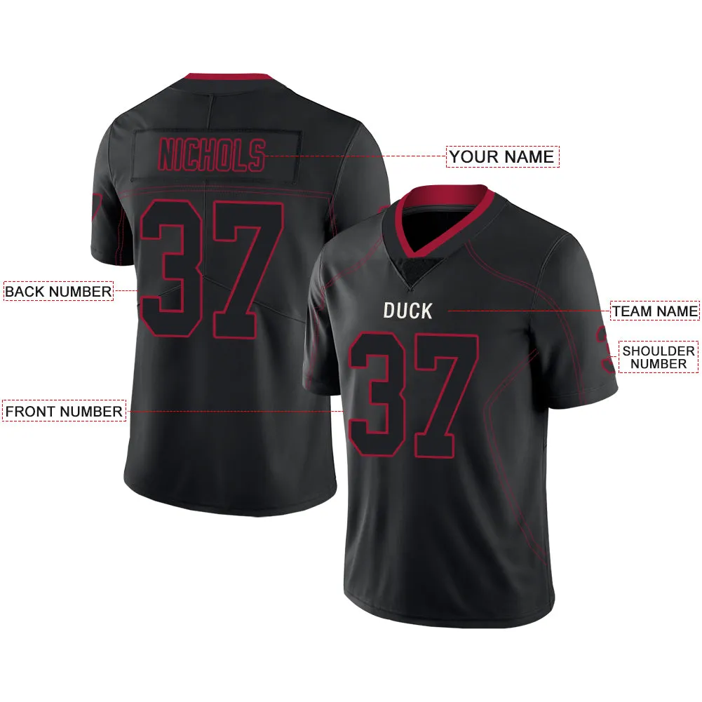 Custom Men's American Atlanta Falcons Black Fashion Vapor Limited Stitched Football Jersey