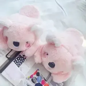 Cute Koala Slippers Indoor Warm Cotton Shoes