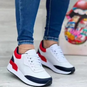Darja | three-tone women's sneakers with modern design - sneakers