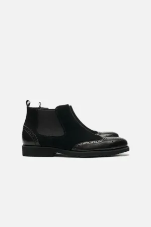 Delmont Wingtip Ankle Boots