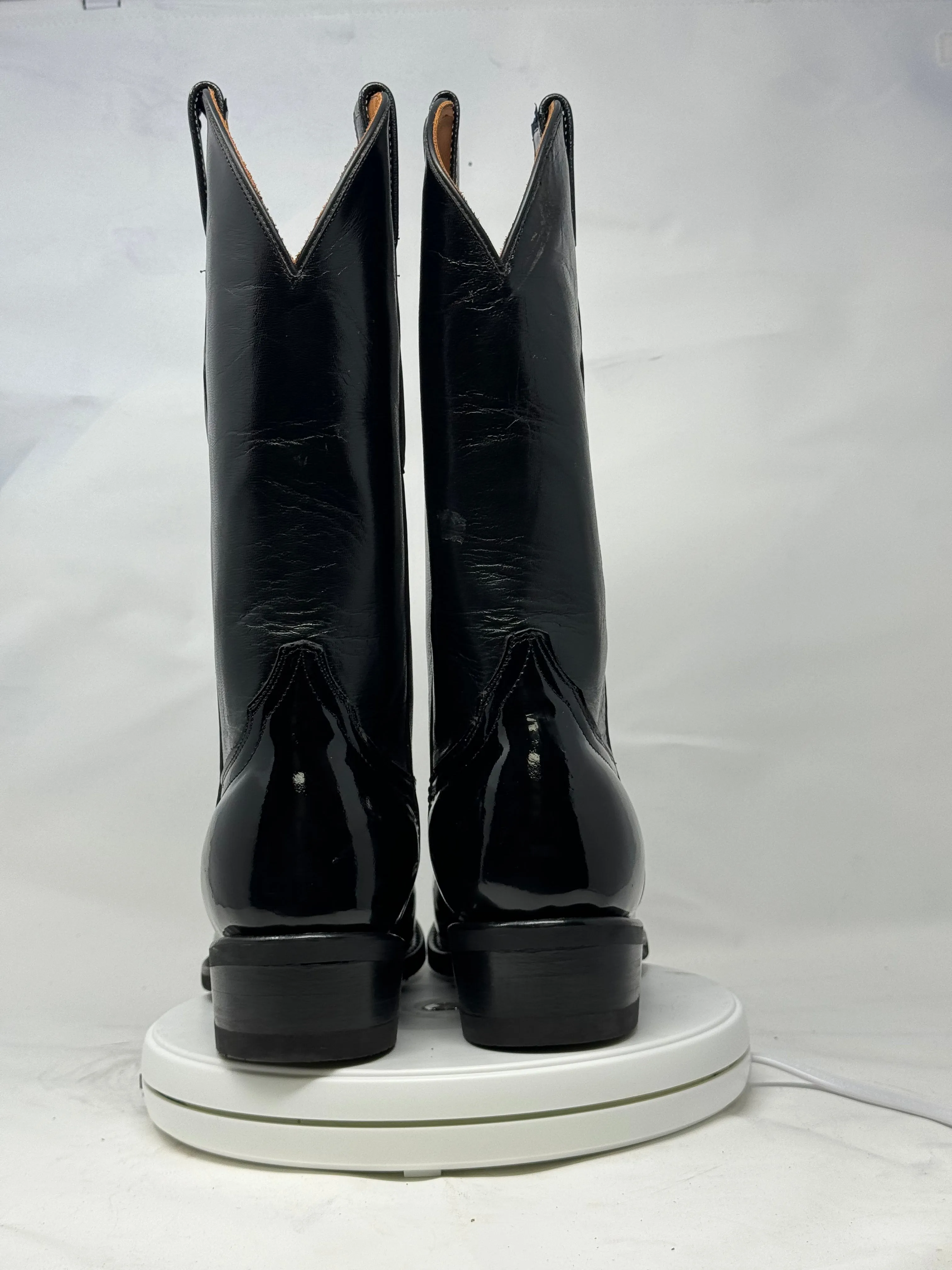DJ1011W | Don Juan Boots Women's Patent Leather Trooper Boots