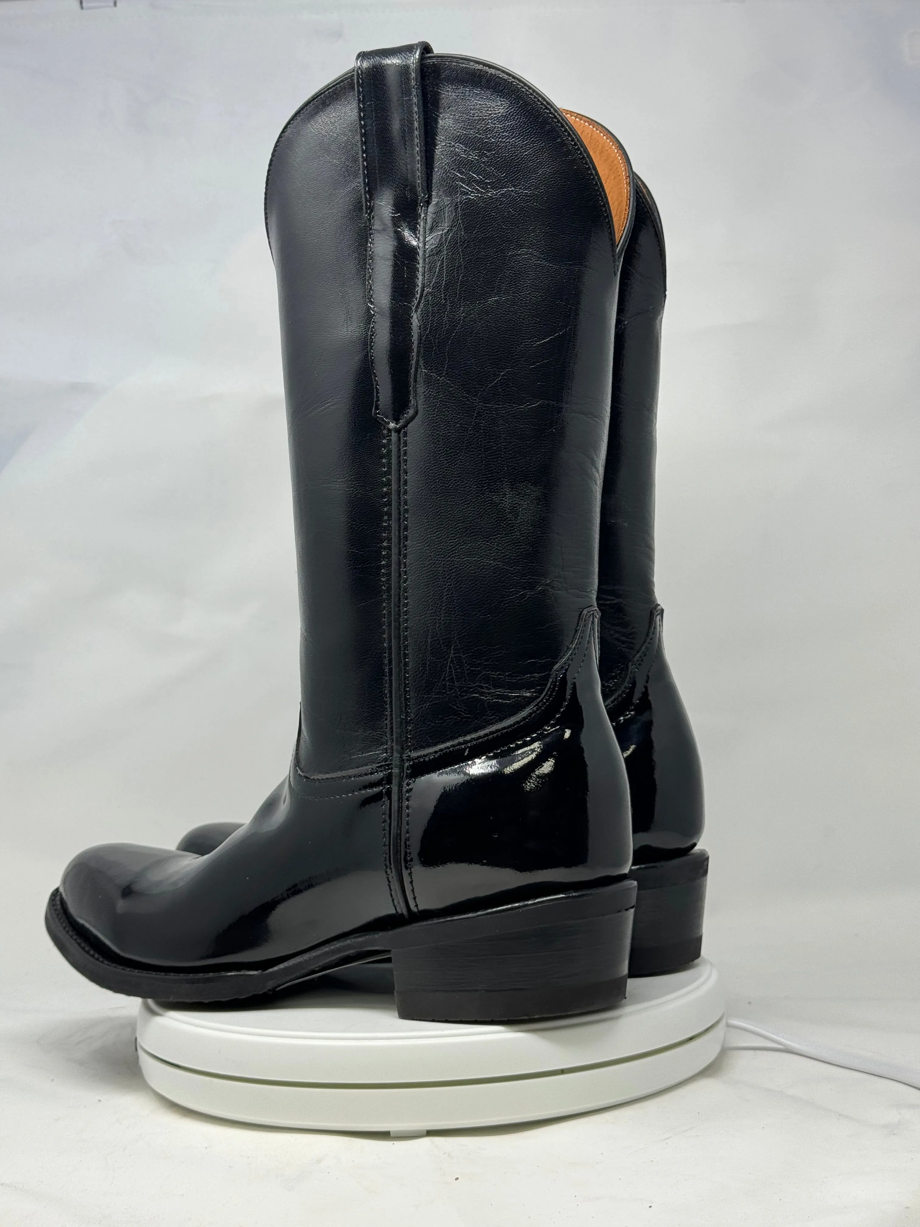 DJ1011W | Don Juan Boots Women's Patent Leather Trooper Boots