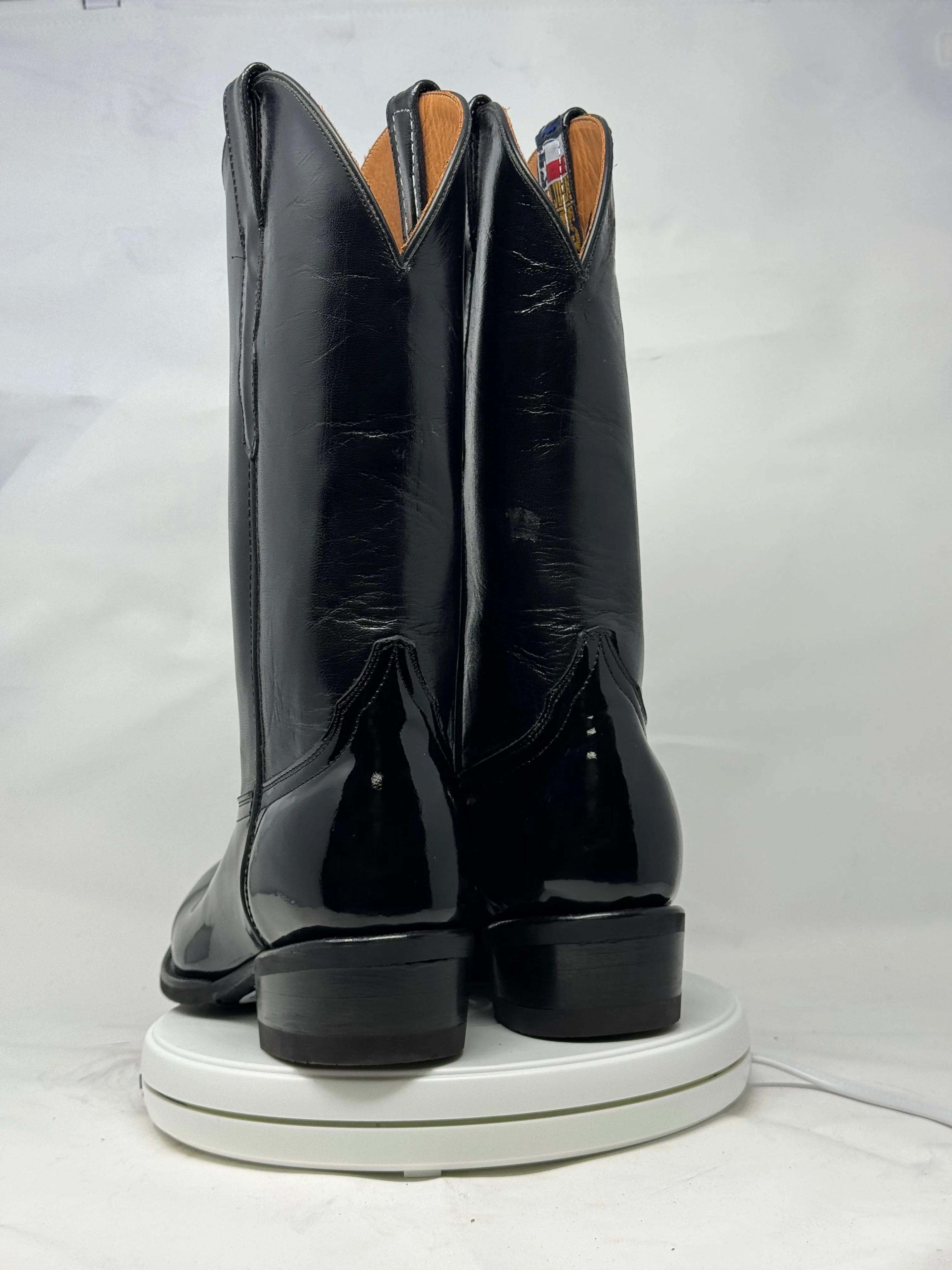 DJ1011W | Don Juan Boots Women's Patent Leather Trooper Boots