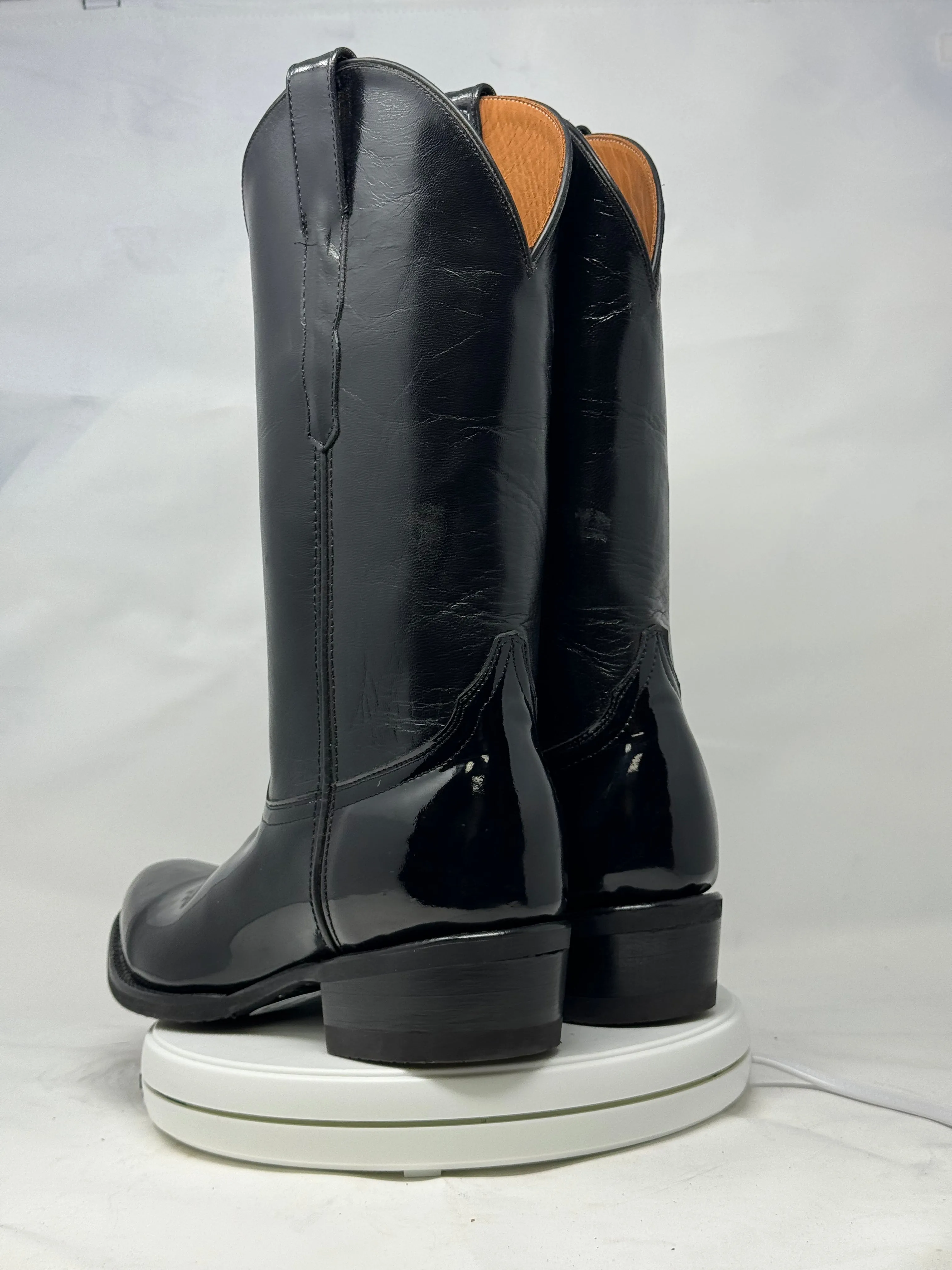 DJ1011W | Don Juan Boots Women's Patent Leather Trooper Boots