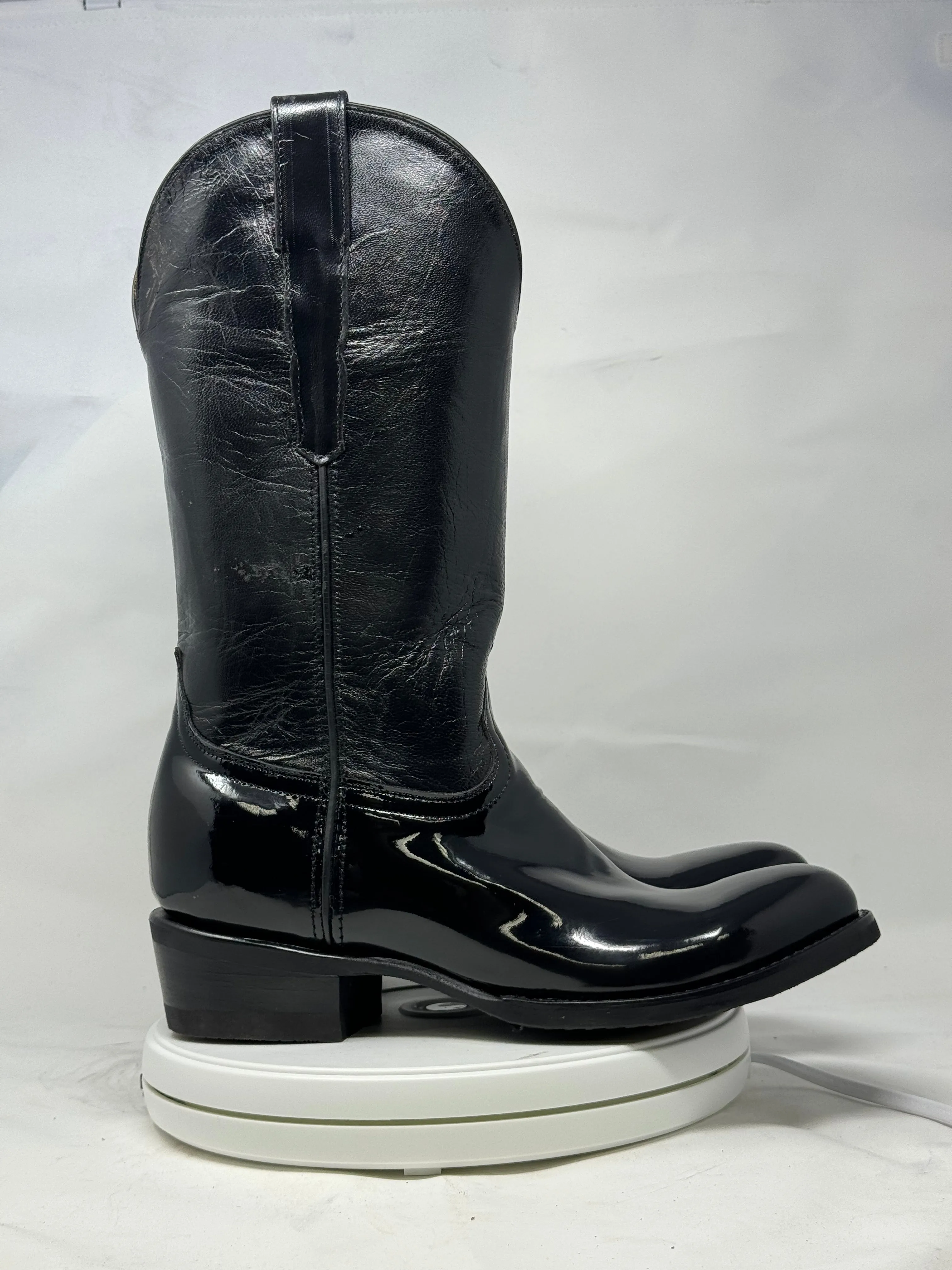 DJ1011W | Don Juan Boots Women's Patent Leather Trooper Boots