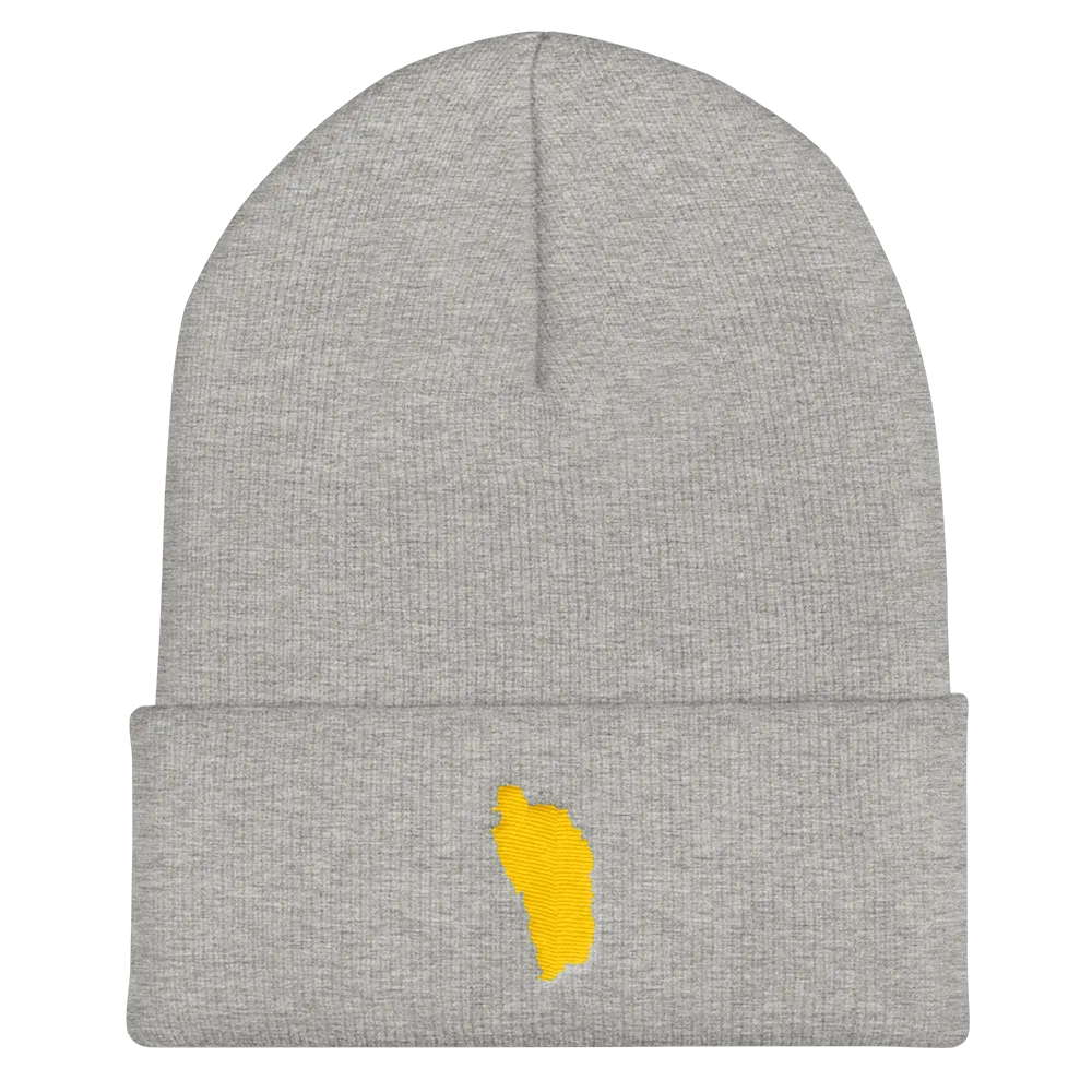 Dominica Gold Cuffed Beanie