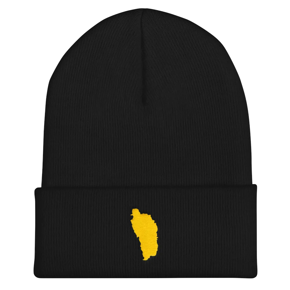 Dominica Gold Cuffed Beanie